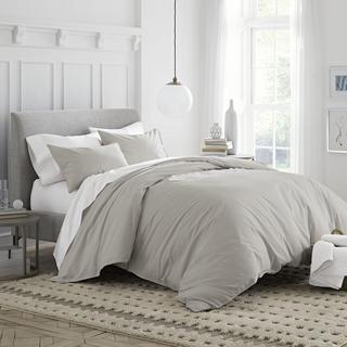 Brushed Organic Percale 3-Piece Duvet Set