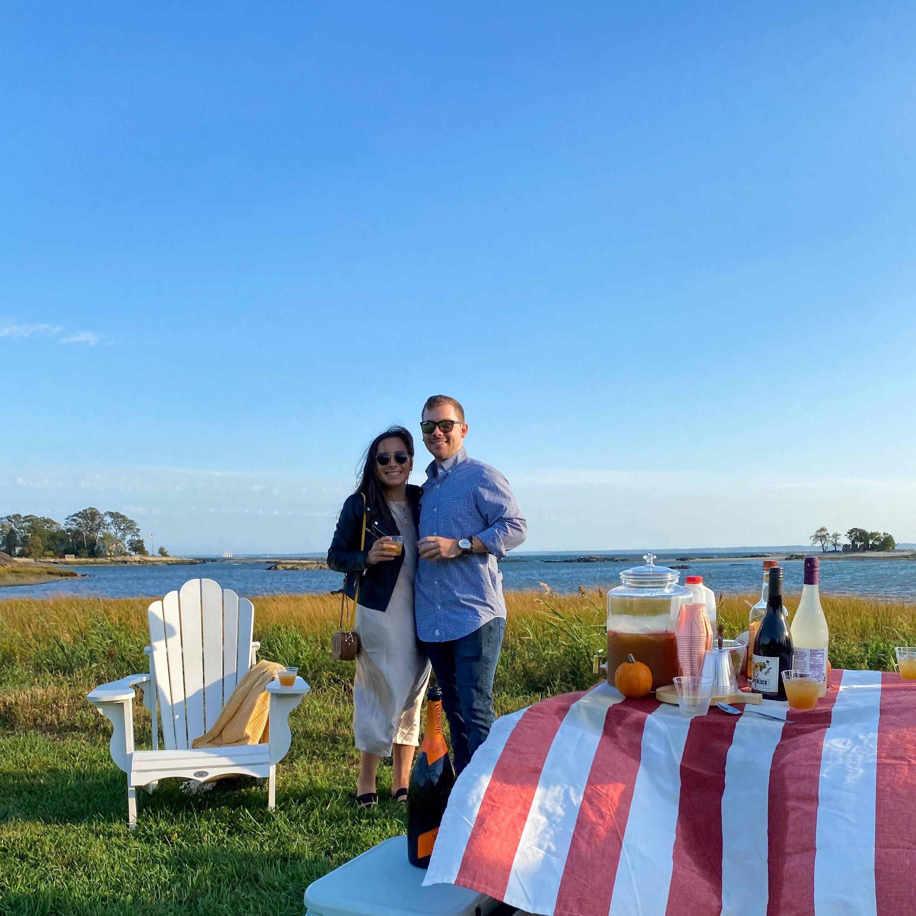Our engagement party thrown by our awesome stamily