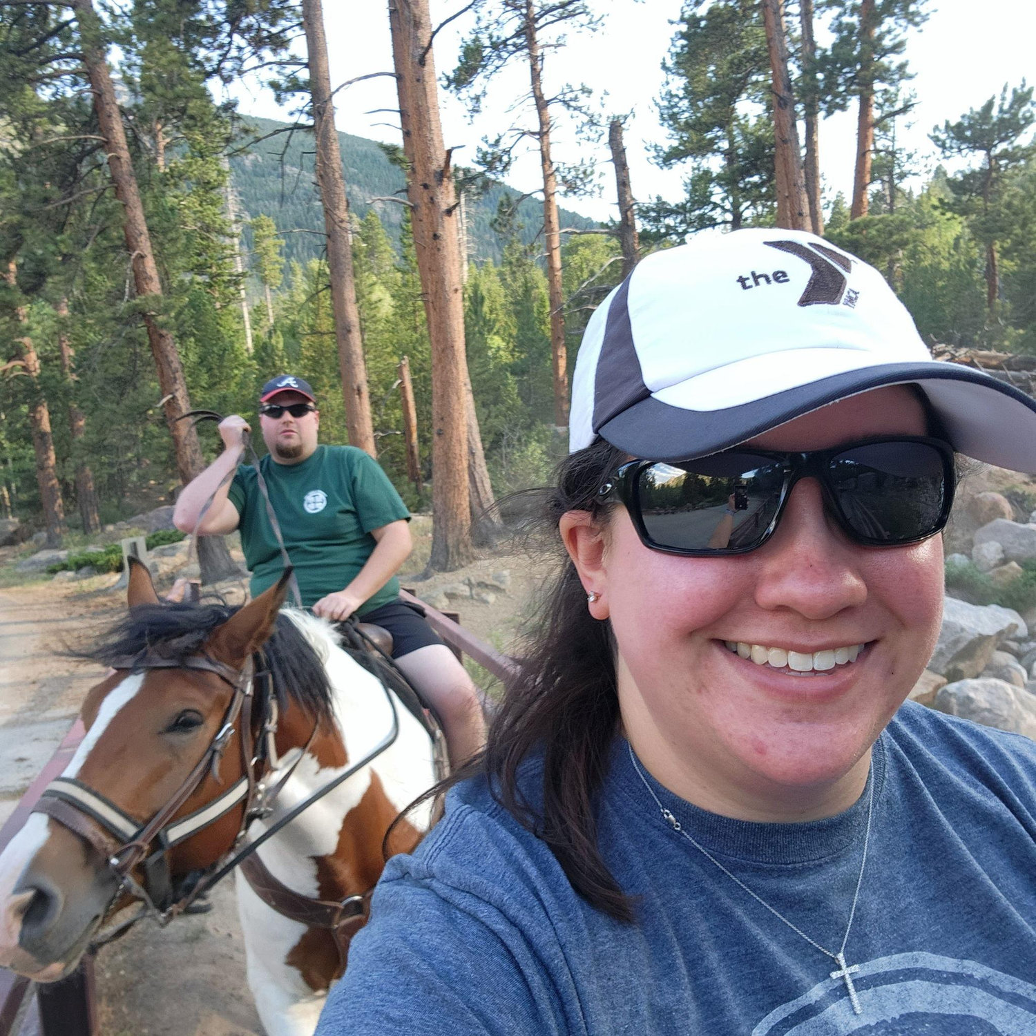 Andrew surprised me with horseback riding through Rocky Mountain National Park!