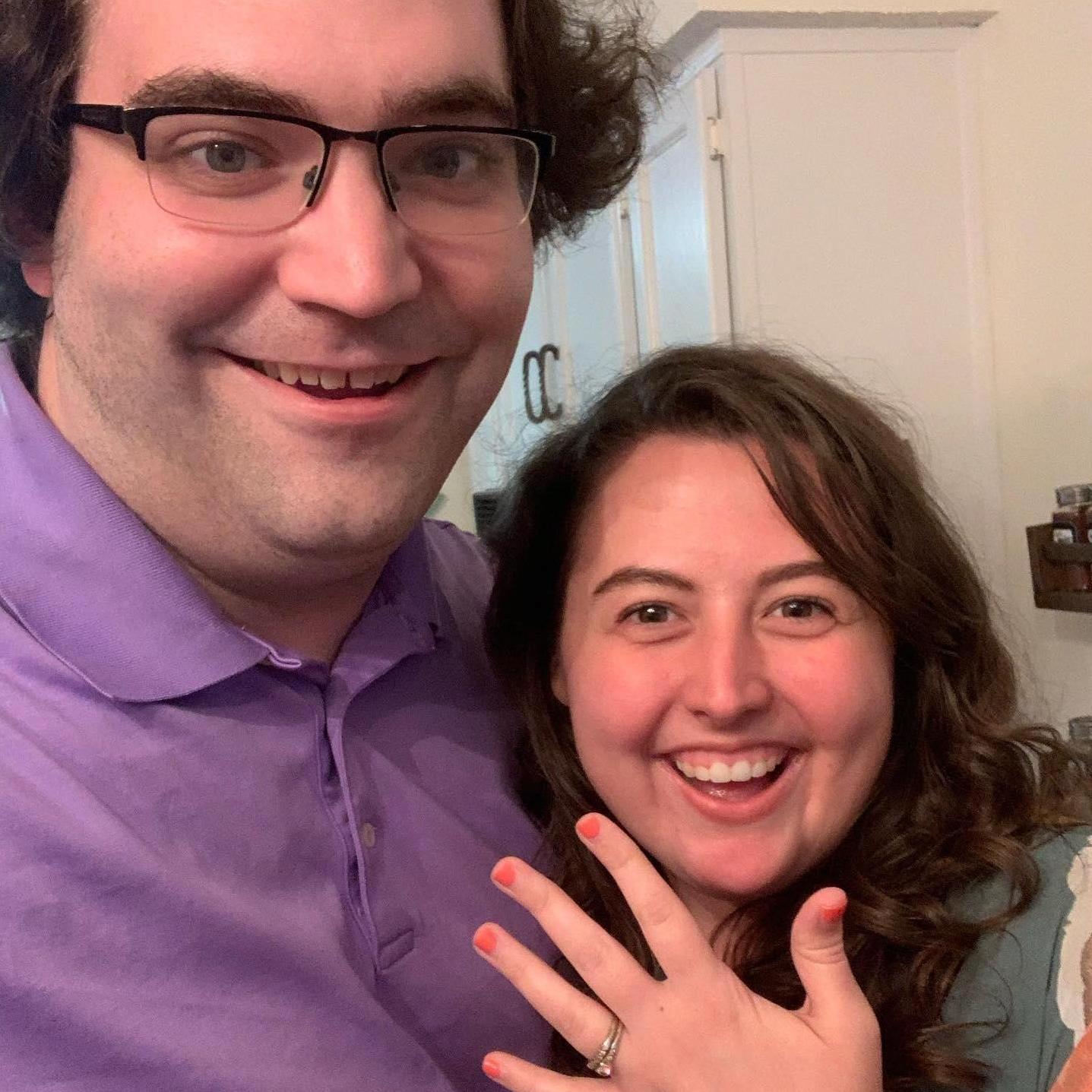 Easter 2020--the night we got engaged!