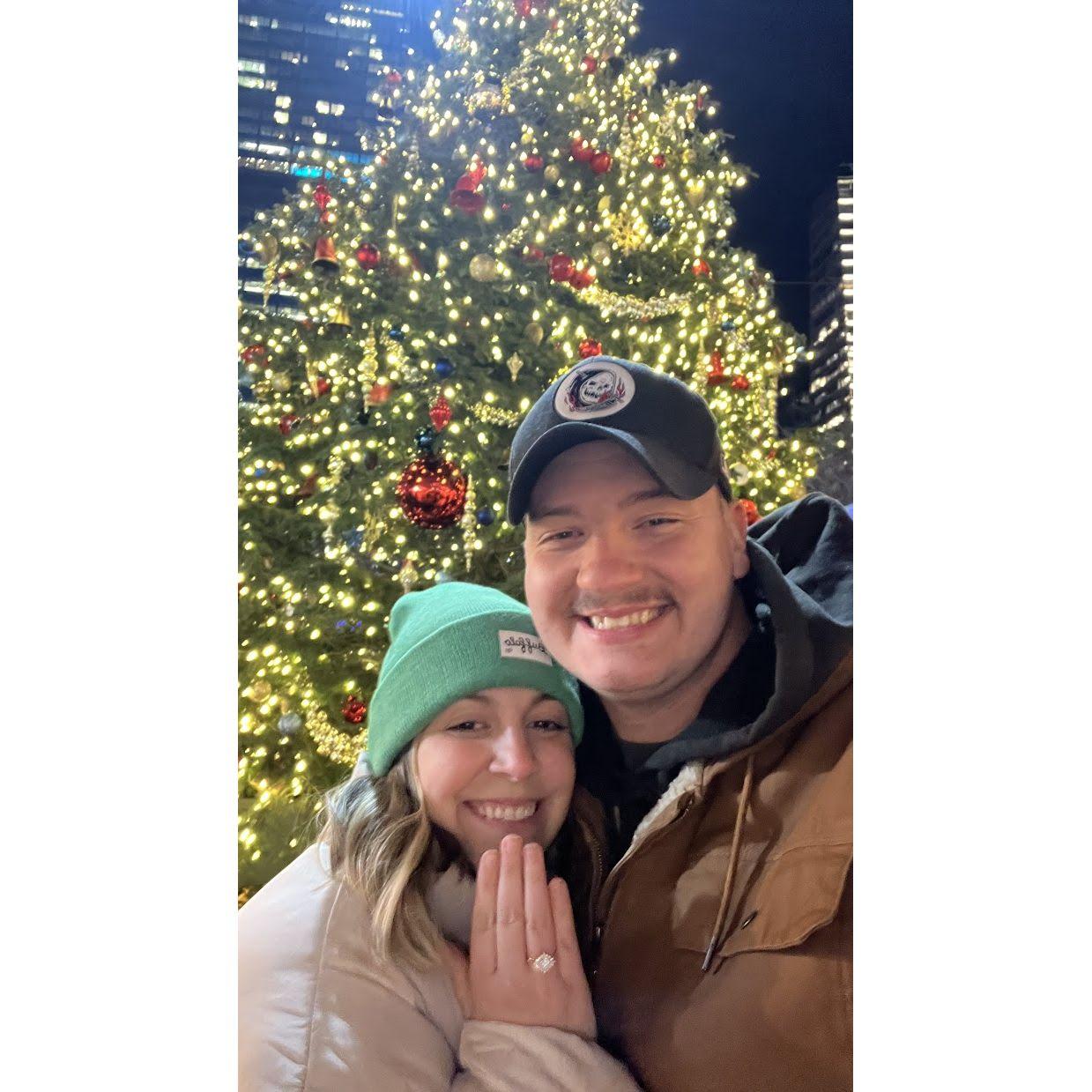 Bryant Park, NYC "I do!"