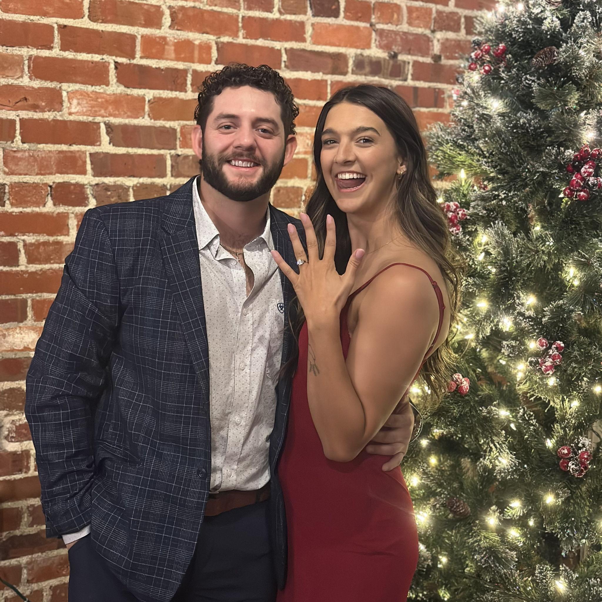 First outing as an engaged couple!