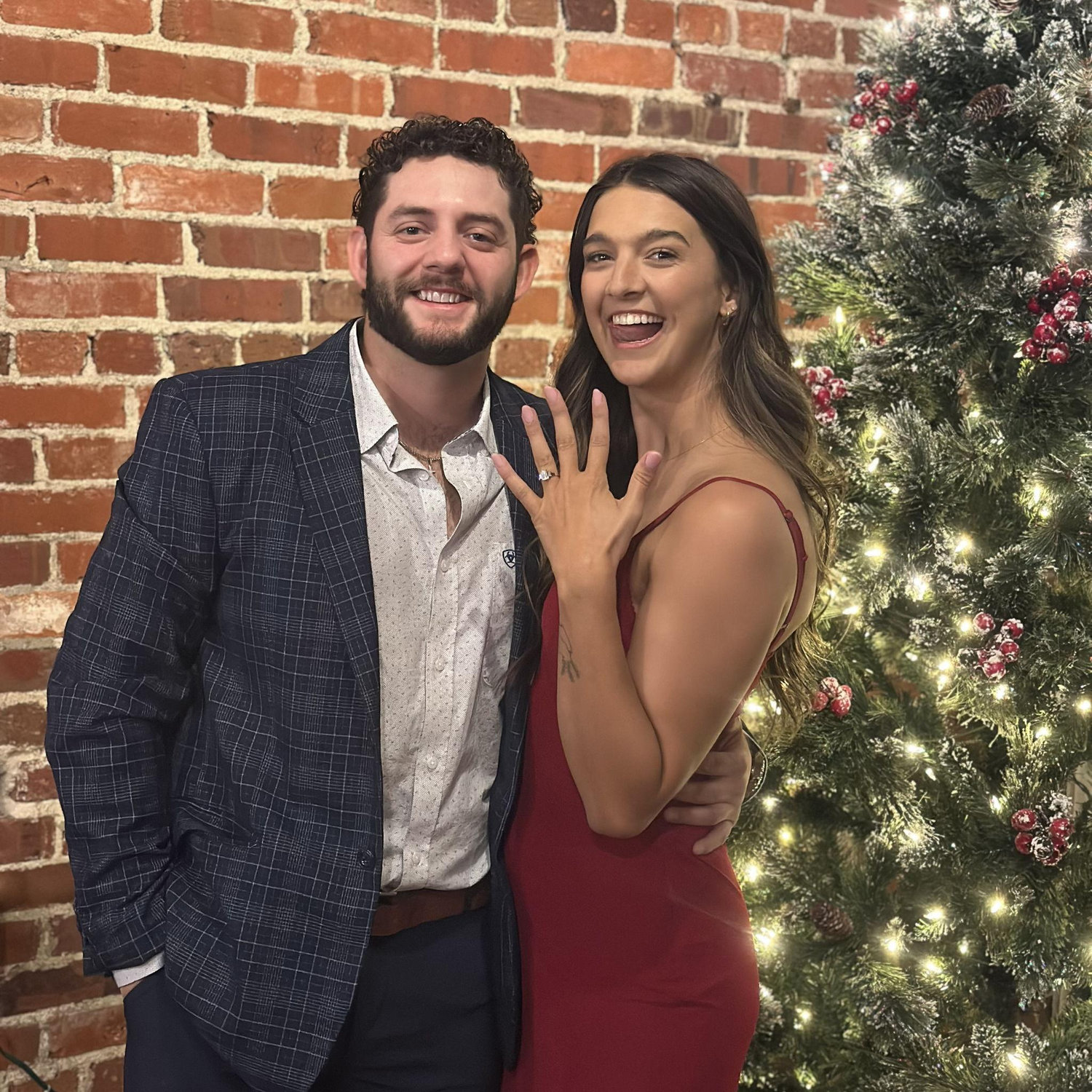 First outing as an engaged couple!