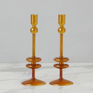 Medium Candlestick, Set of 2