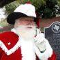 Photos with Cowboy Kringle in Gruene!