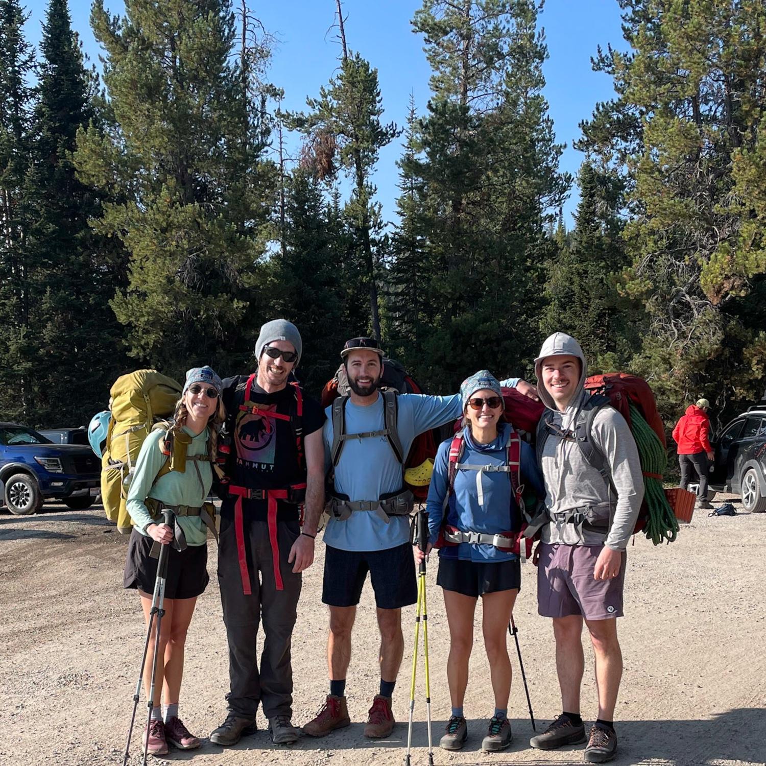 Setting off in Grand Teton National Park