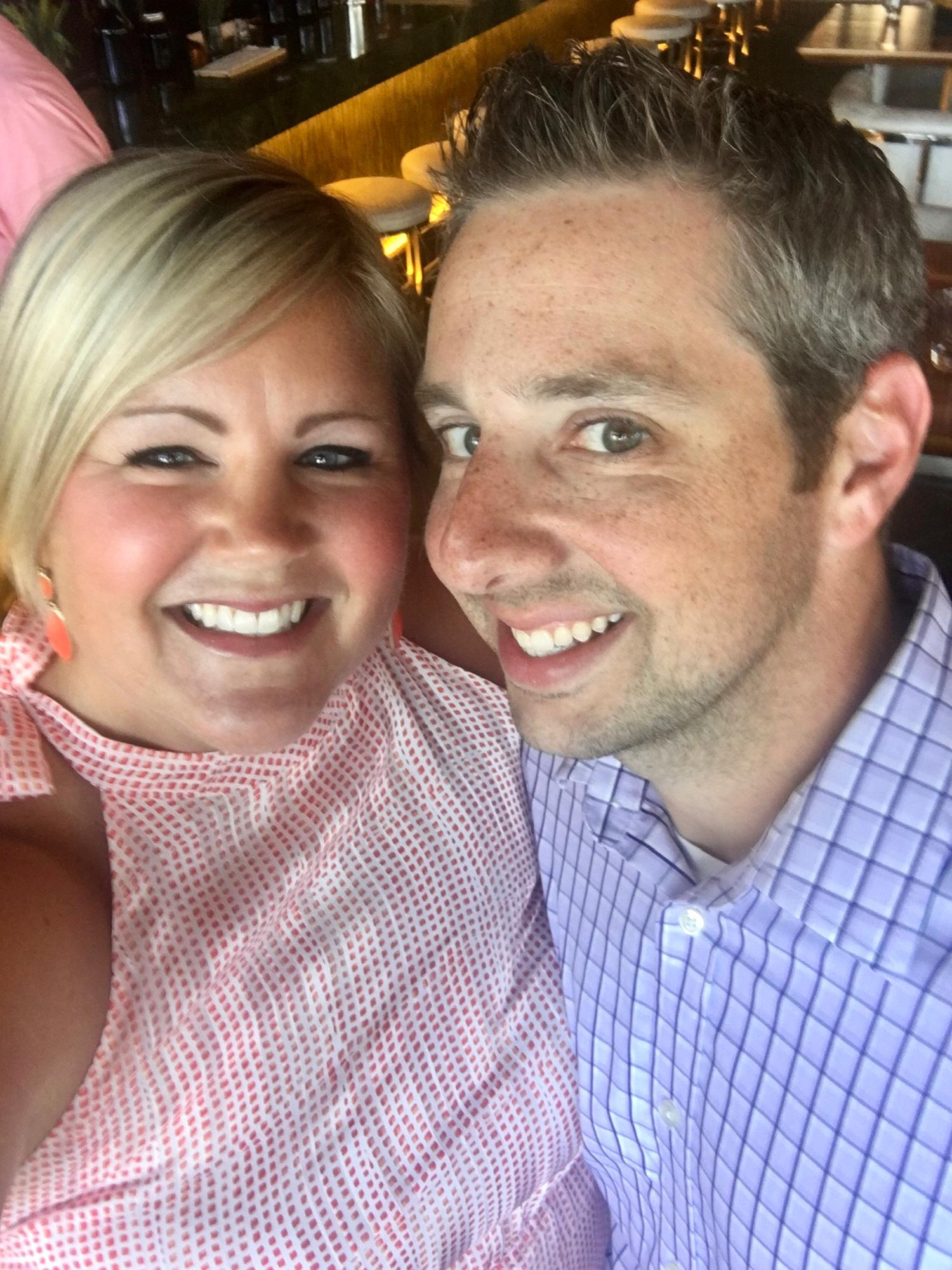 Having fun before Katie’s wedding