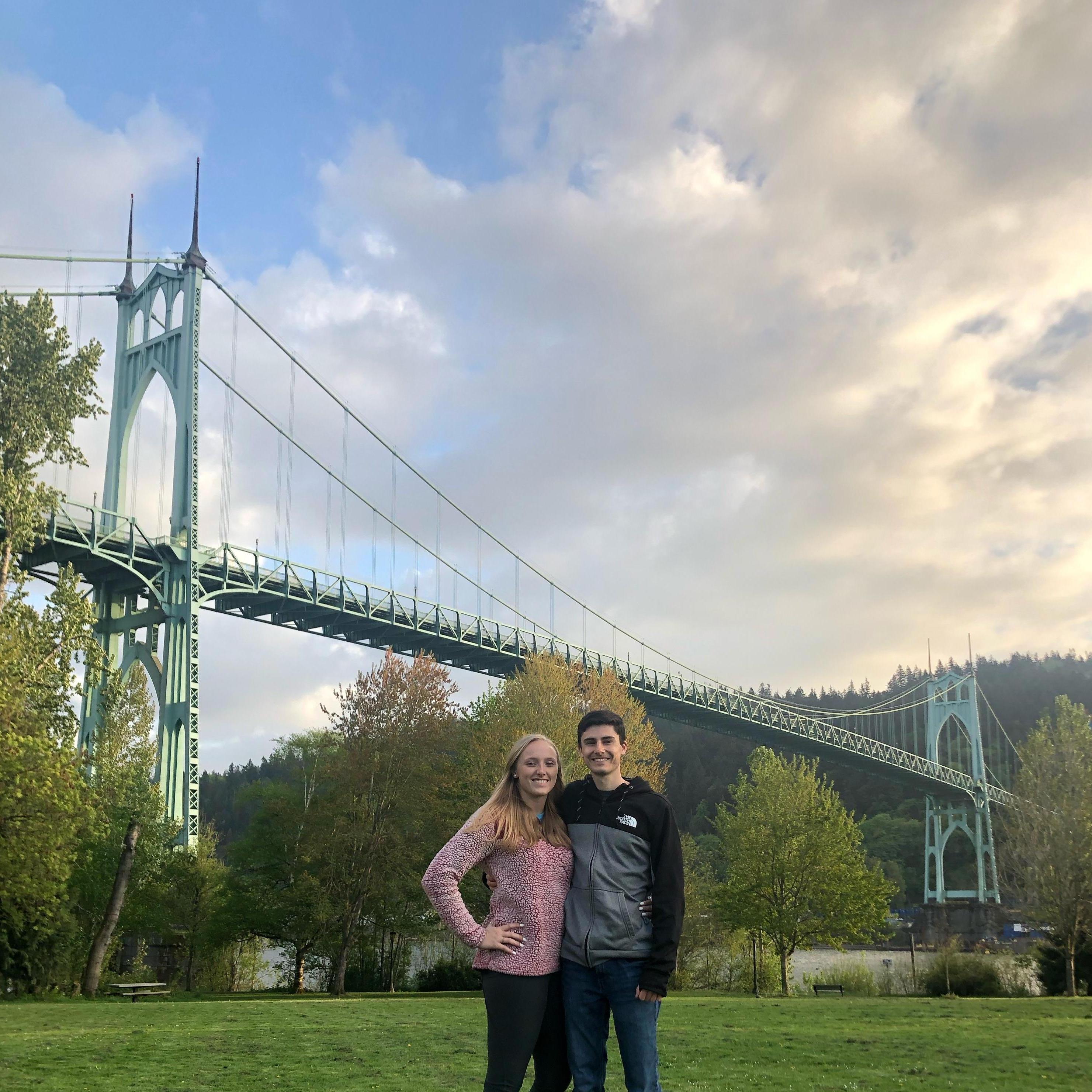 Cathedral Bridge in Portland, OR - April 2021