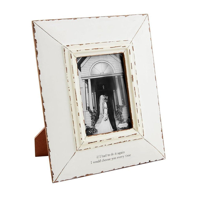 Mud Pie 5X7 Distressed Wedding Frame