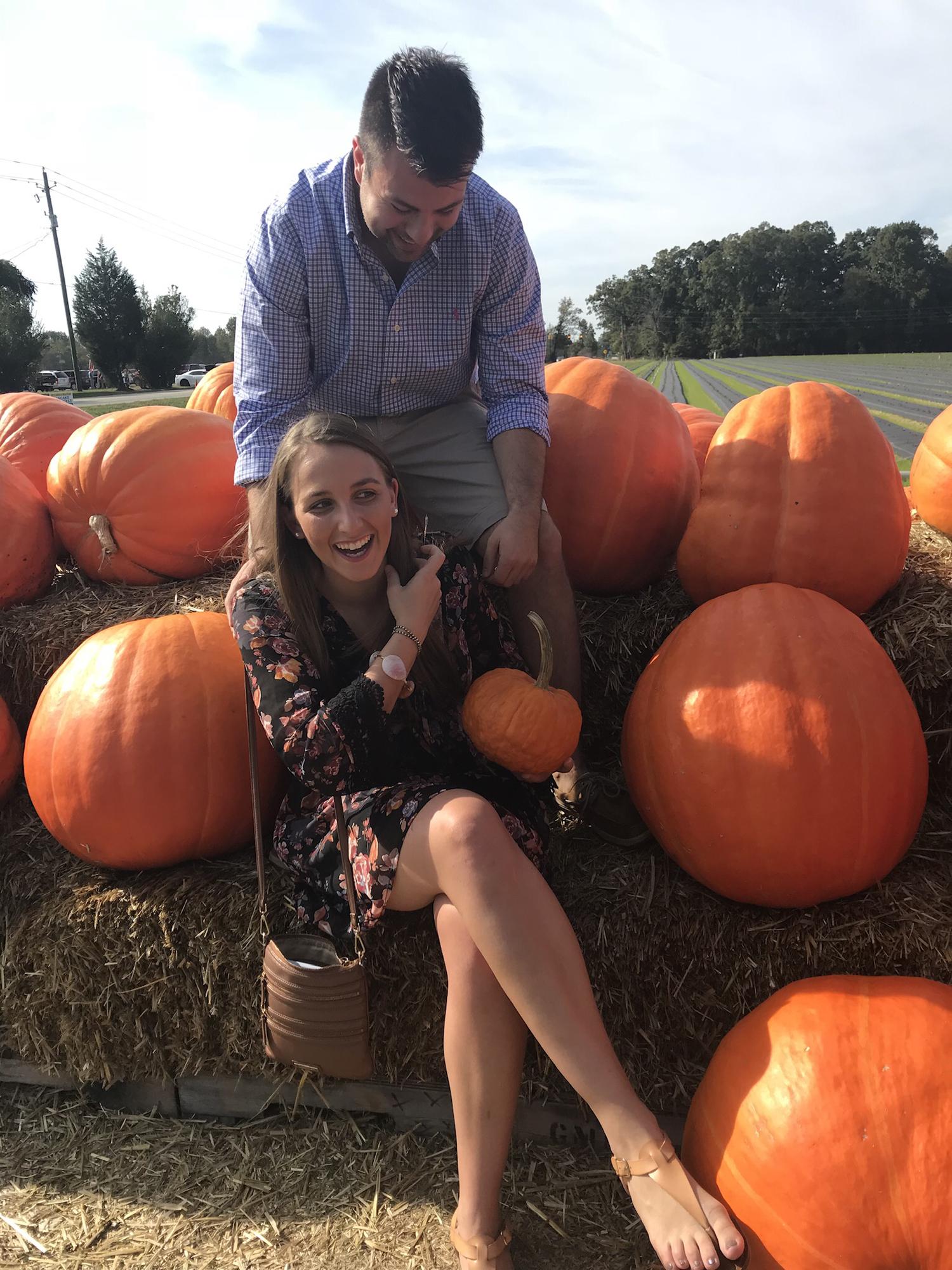 Anna and Krisos enjoying fall! 2017 in NC