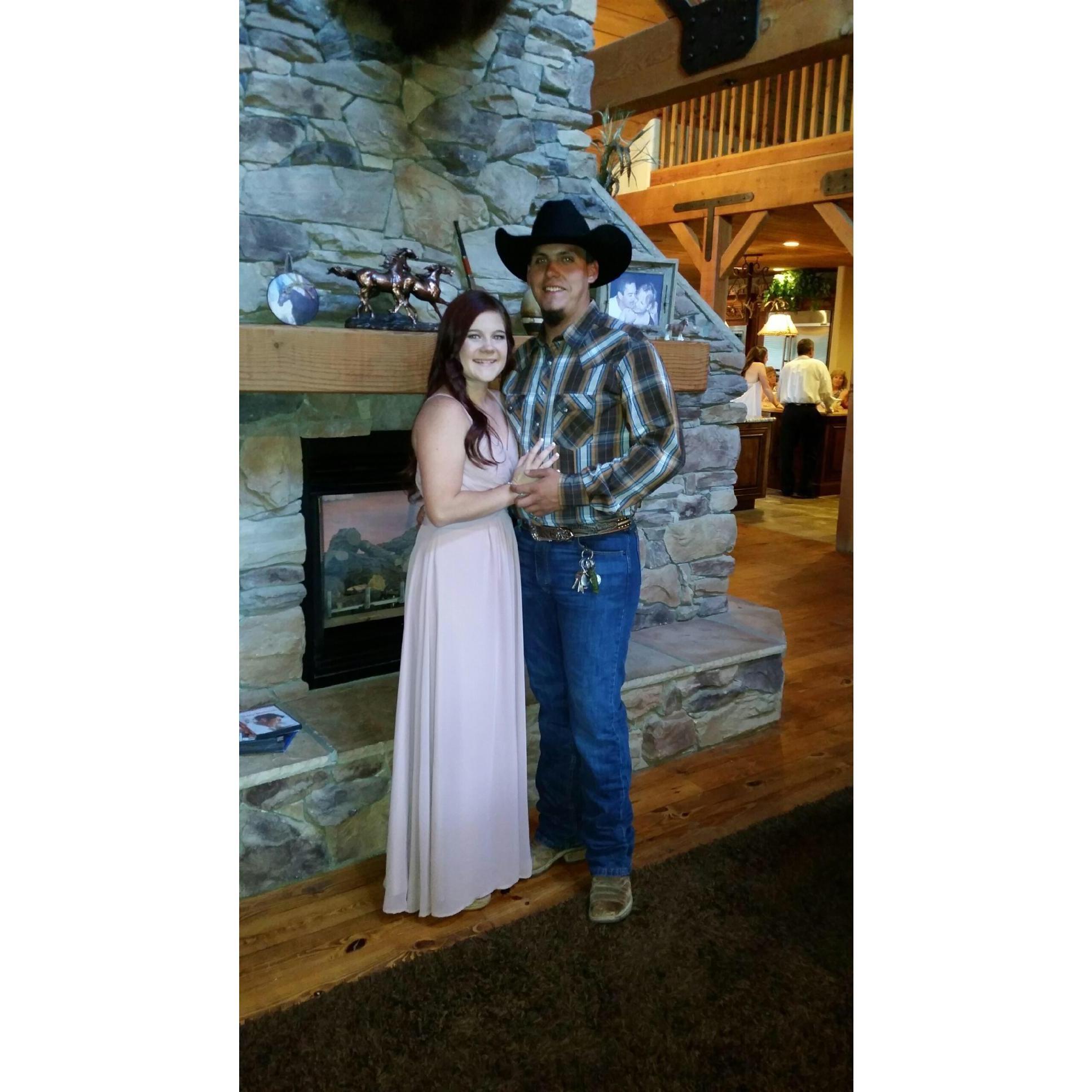 At my sister (Kinsley's) wedding!
08/08/2016