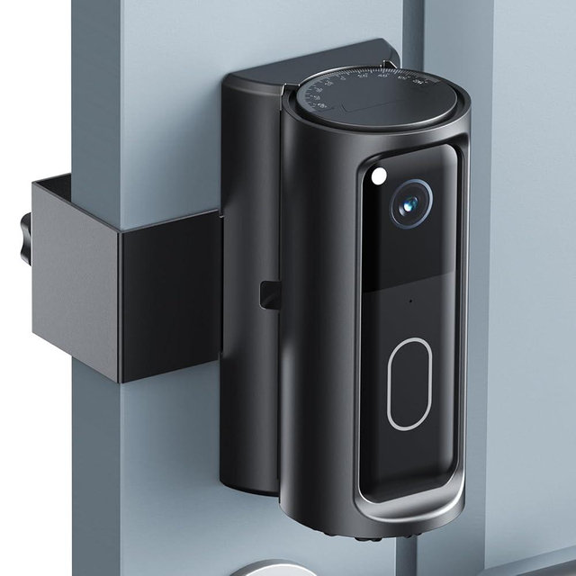 Blink Doorbell Mount Adjustable 360° Degree Angle Compatible with Blink Video Doorbell(2025 Model), No-Drill Blink Camera Bracket Holder for Home, Apartment & Dorm (Door Mount)