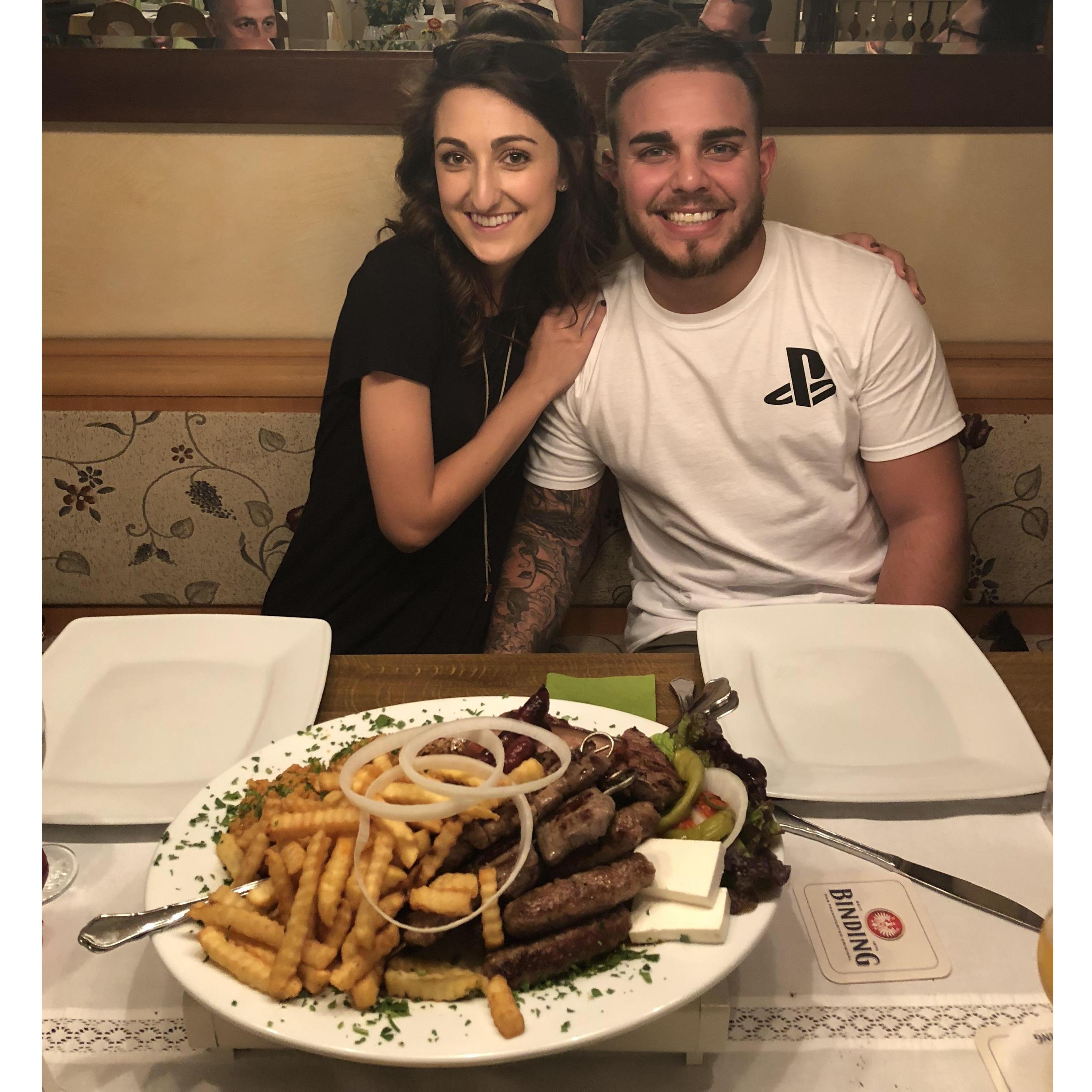 In 2018 we took a trip to Europe and we ate like kings for 2 weeks lol