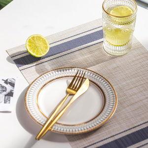 LEXMORE Placemats Set of 4 (Blue Skyline)