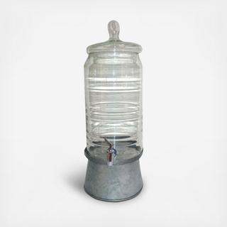 Beverage Dispenser with Metal Base