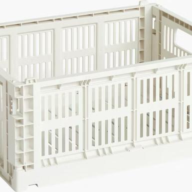 Recycled Colour Crate (Medium - Off White)