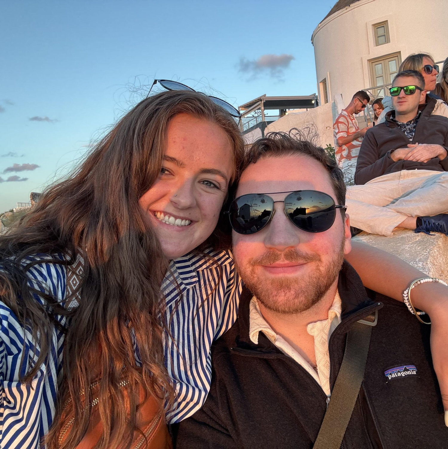 October 4, 2025
Santorini, Greece. We got to watch another beautiful sunset