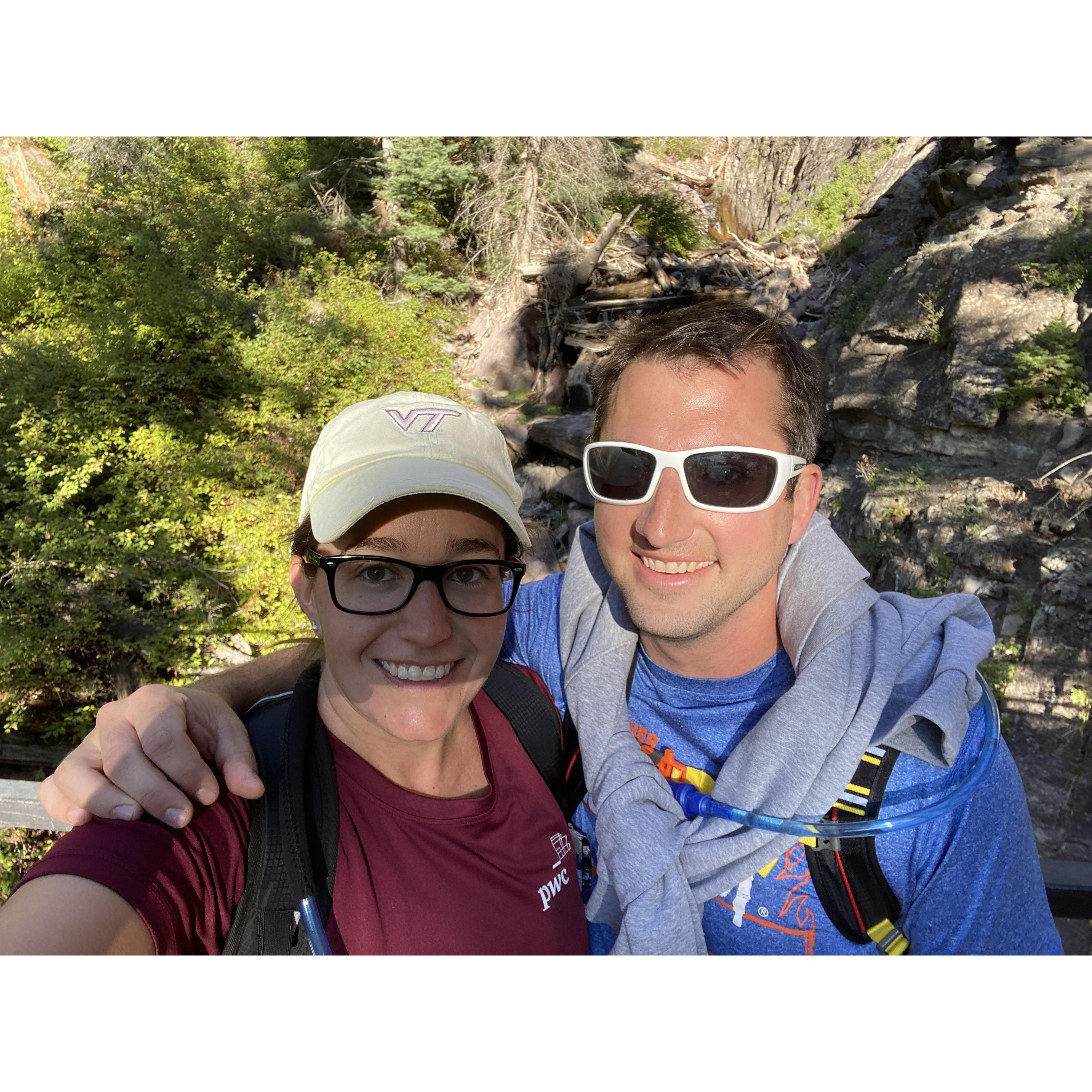 Hiking in Ouray while on our first RV trip! Thanks for planning it Meaghan DeGuisto!