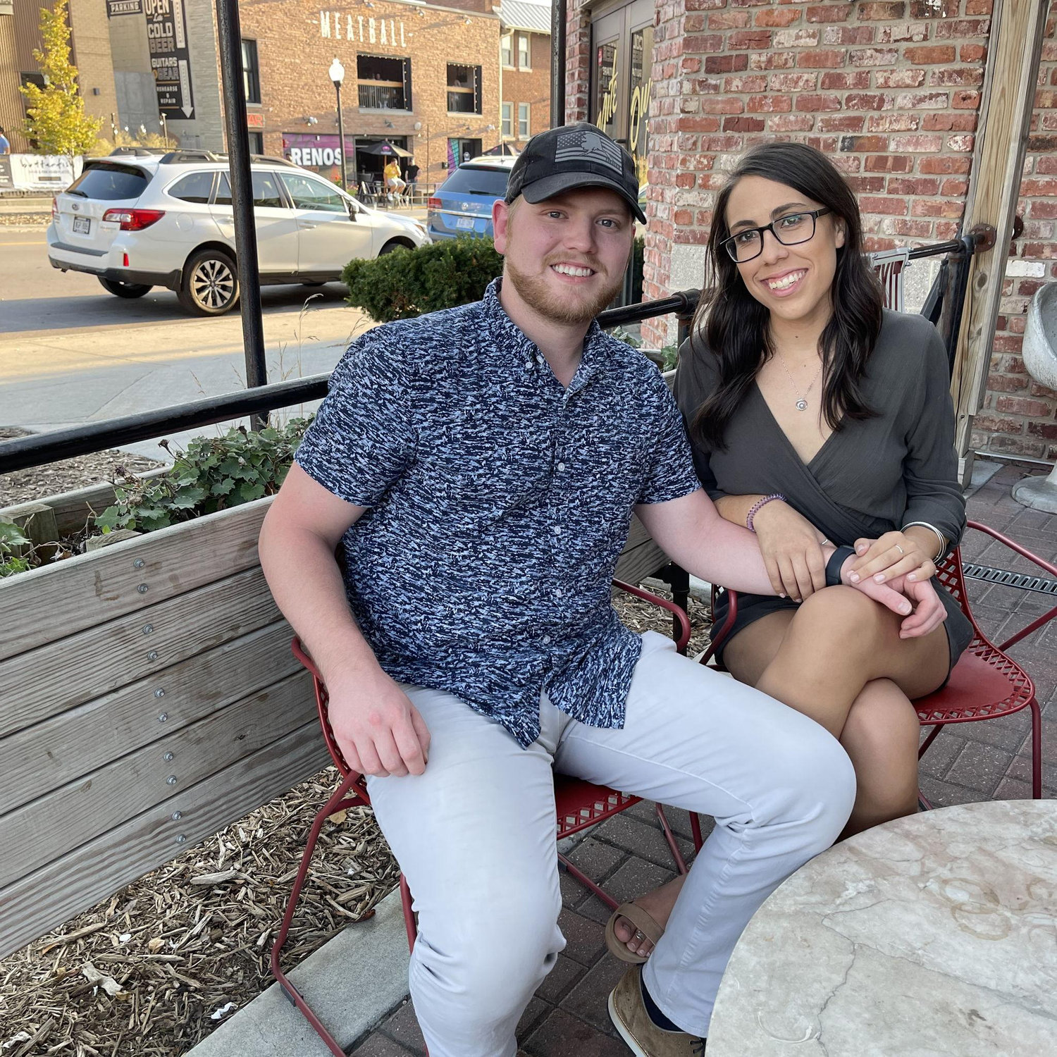 Patio Birthday Drinks with friends for Malia's 25th Birthday :) - August 2021