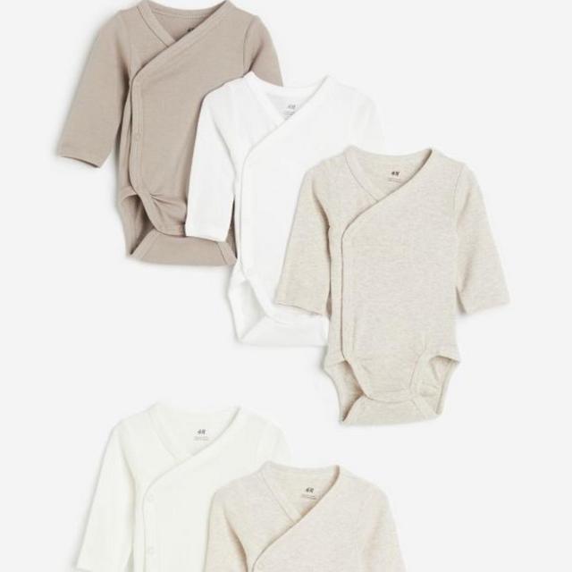 5-pack Wrapover Bodysuits