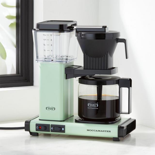 Moccamaster Pistachio Glass Brewer 10-Cup Coffeemaker