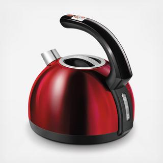 Cordless Electric Kettle with Display and Power Cord Base