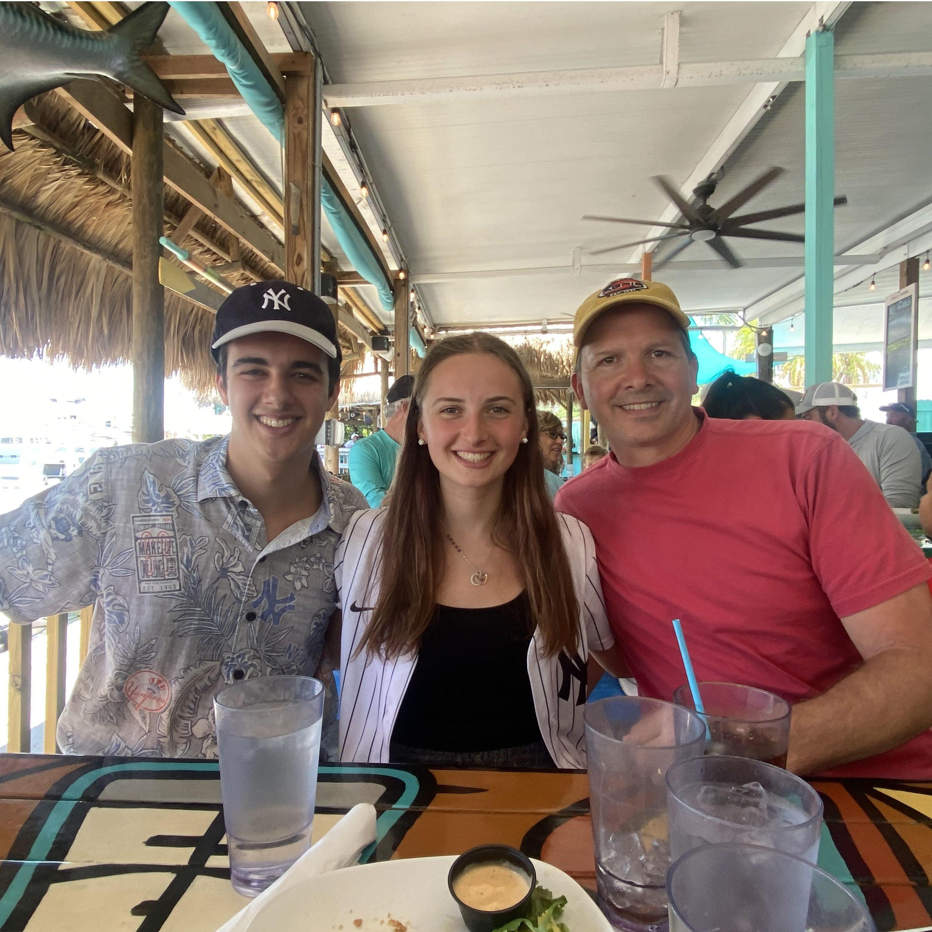 Moving Rubie to Florida. Colin Rubie, and Rubie's dad, Dave.