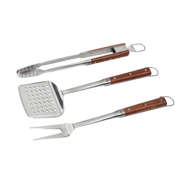3pc Rosewood Grill Tool Set - Pit Boss
