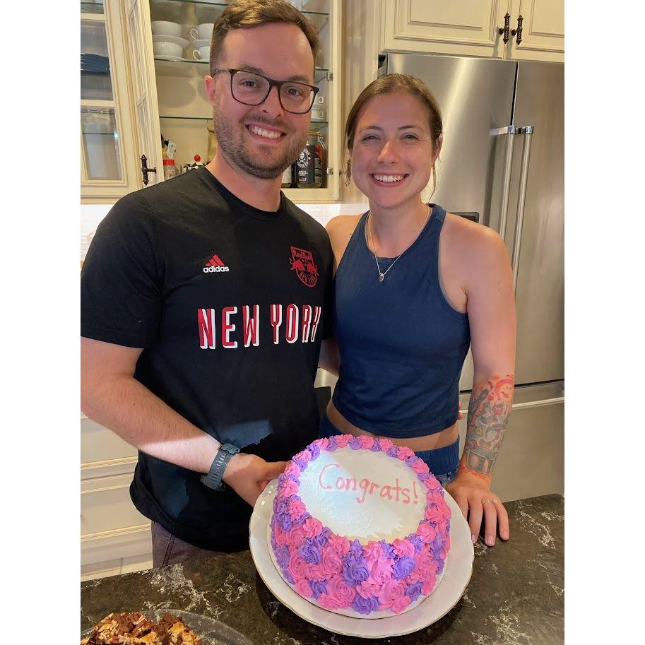 Celebrating our engagement!