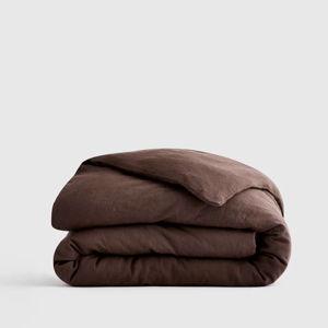 European Linen Duvet Cover - King/Cal King - Espresso
