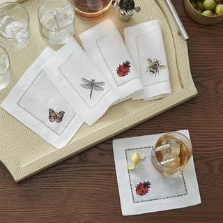 Insetti Cocktail Napkin, Set of 4