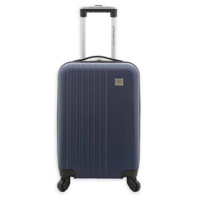 Travelers Club® Ridgewood 20-Inch Hardside Spinner Carry On Luggage in Navy