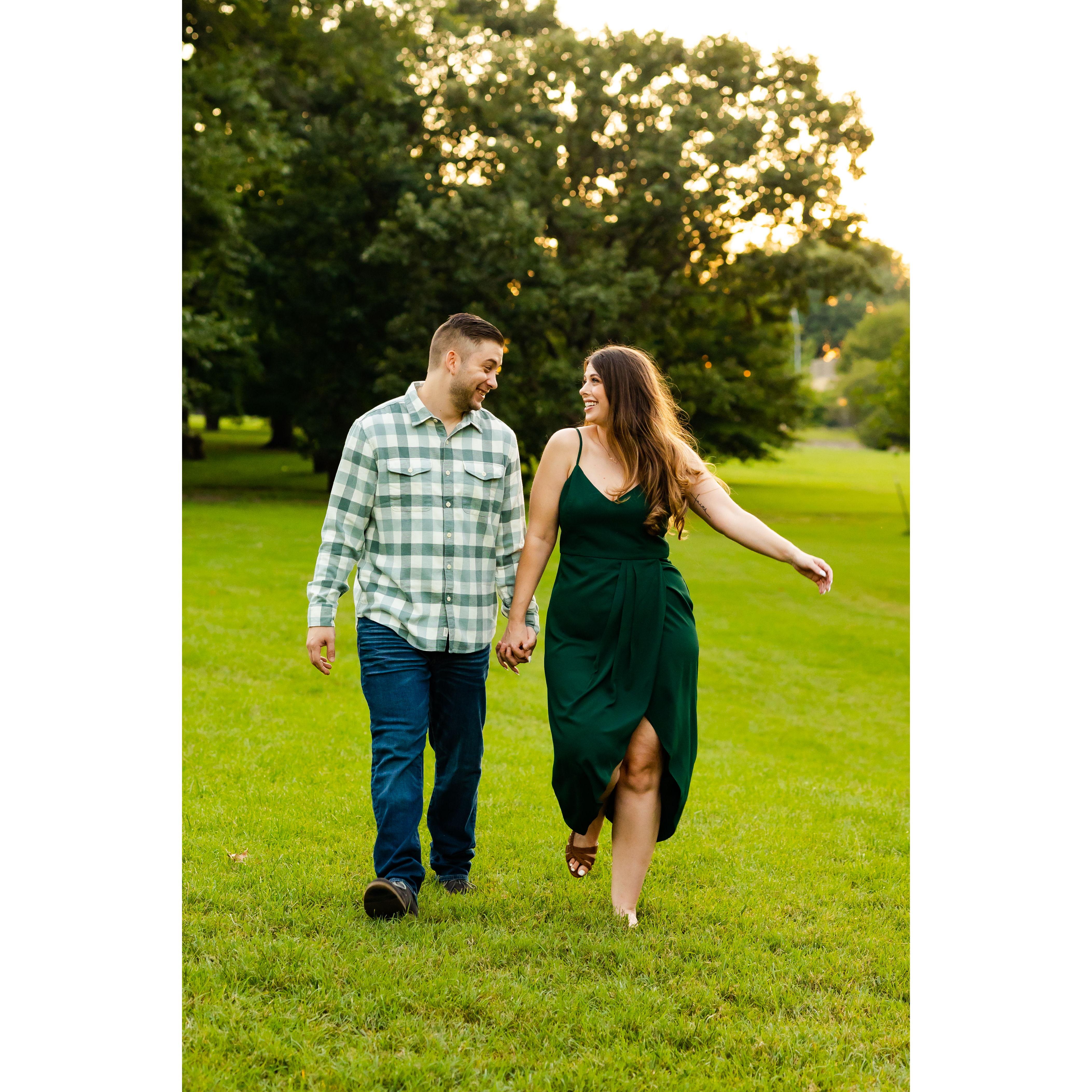 Engagement Photos at Loose Park.