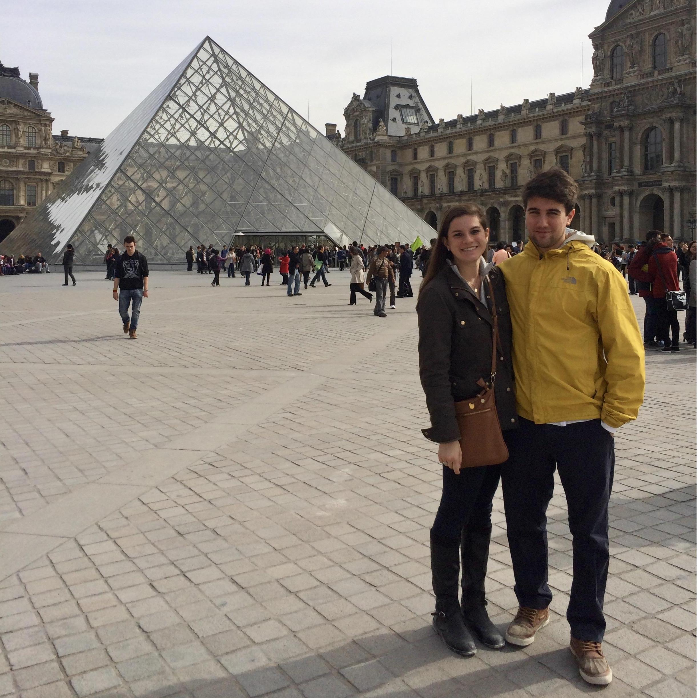 Our first "official" date in Paris (2014)