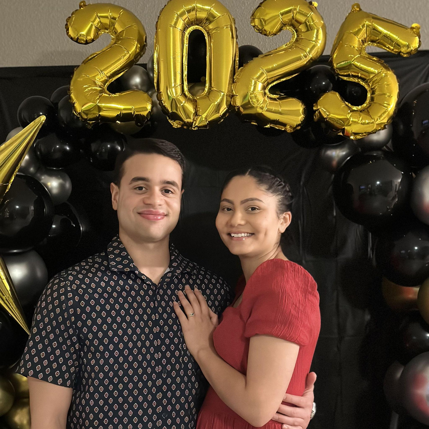 Ending our first year together and beginning a new for the first time together.