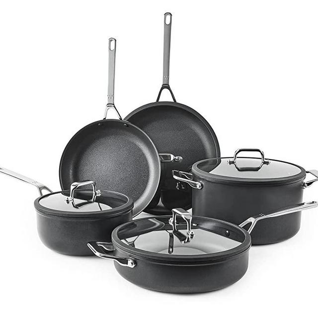 Misen Nonstick Pots and Pans Set - Nonstick Cookware Sets - 9 Piece Essential Kitchen Cookware Set