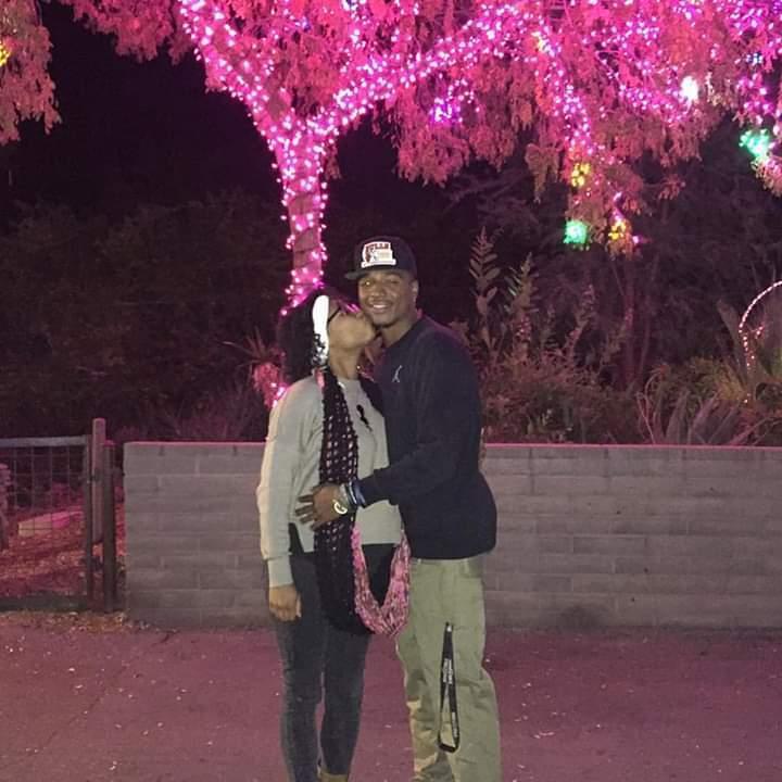The second year at Zoo Lights with Keylah still burning in the oven🤰🏾💖