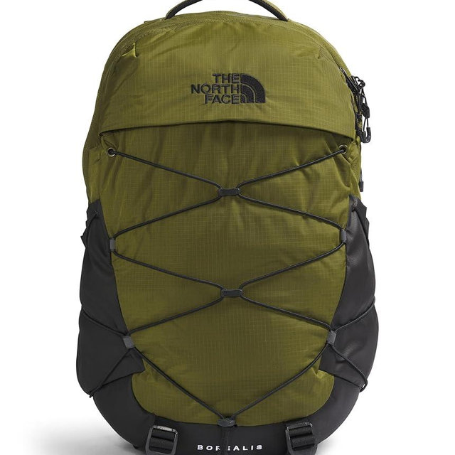 THE NORTH FACE Borealis Commuter Laptop Backpack, Forest Olive/TNF Black, One Size