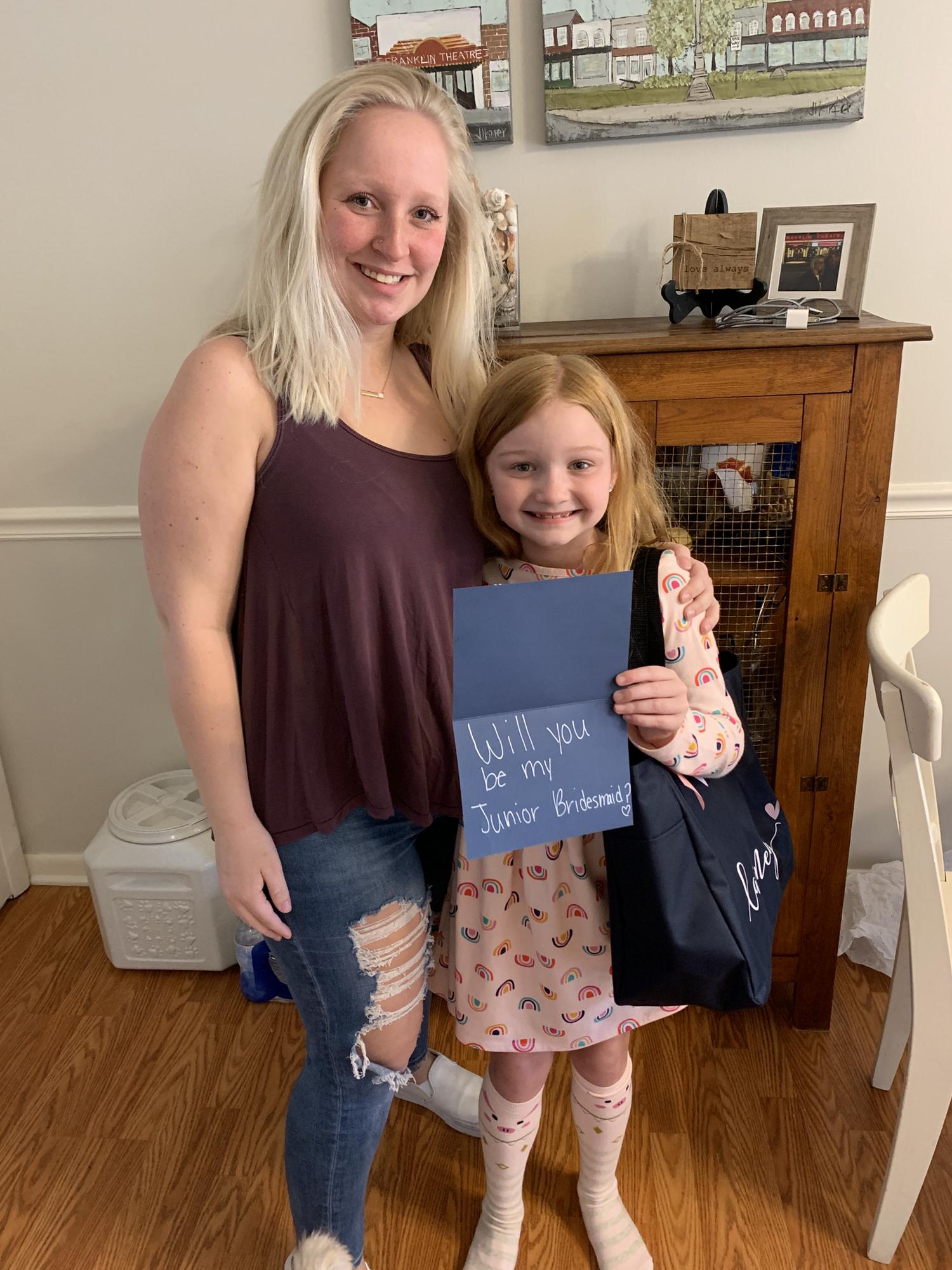 Junior bridesmaid proposal