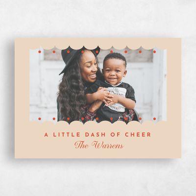 Beige Holiday Card - Chetek Photo