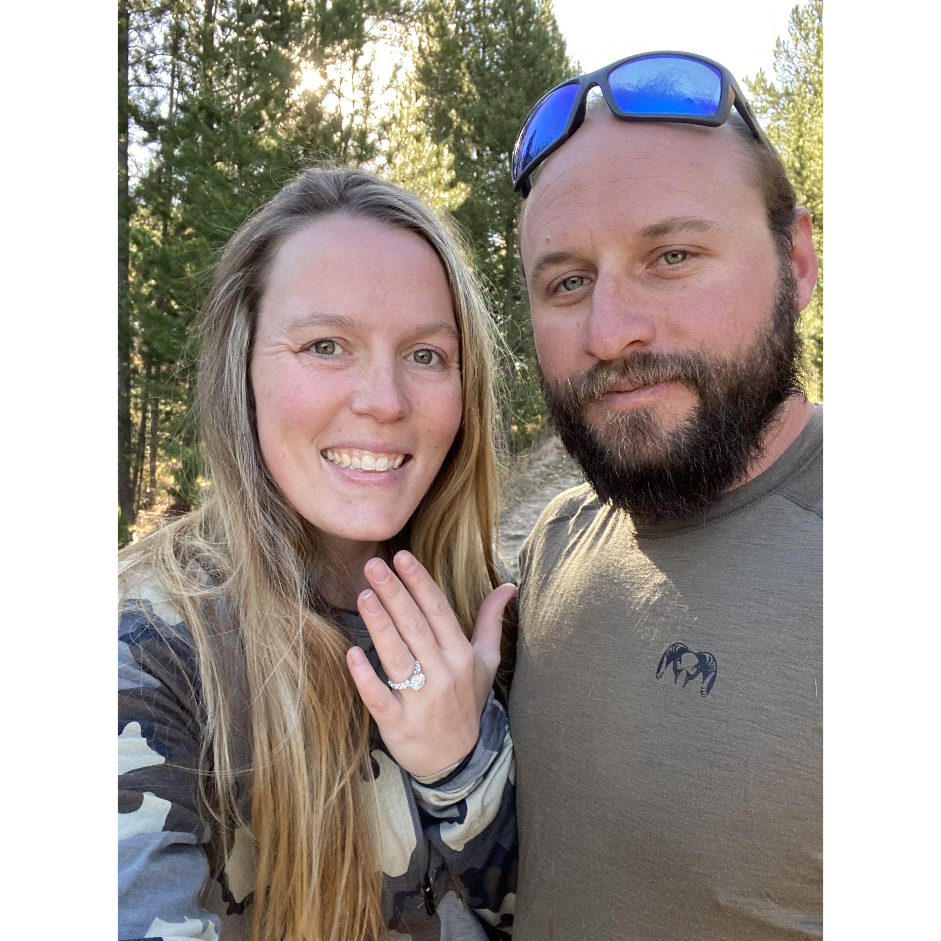 The day Matt proposed in Steamboat Springs