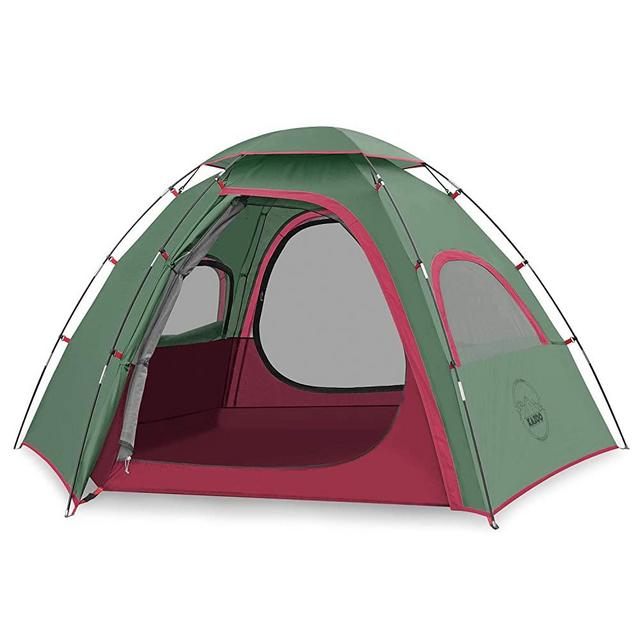 KAZOO Outdoor Camping Tent Family Durable Waterproof Camping Tents Easy Setup Two Person Tent Sun Shade 2/3 Person