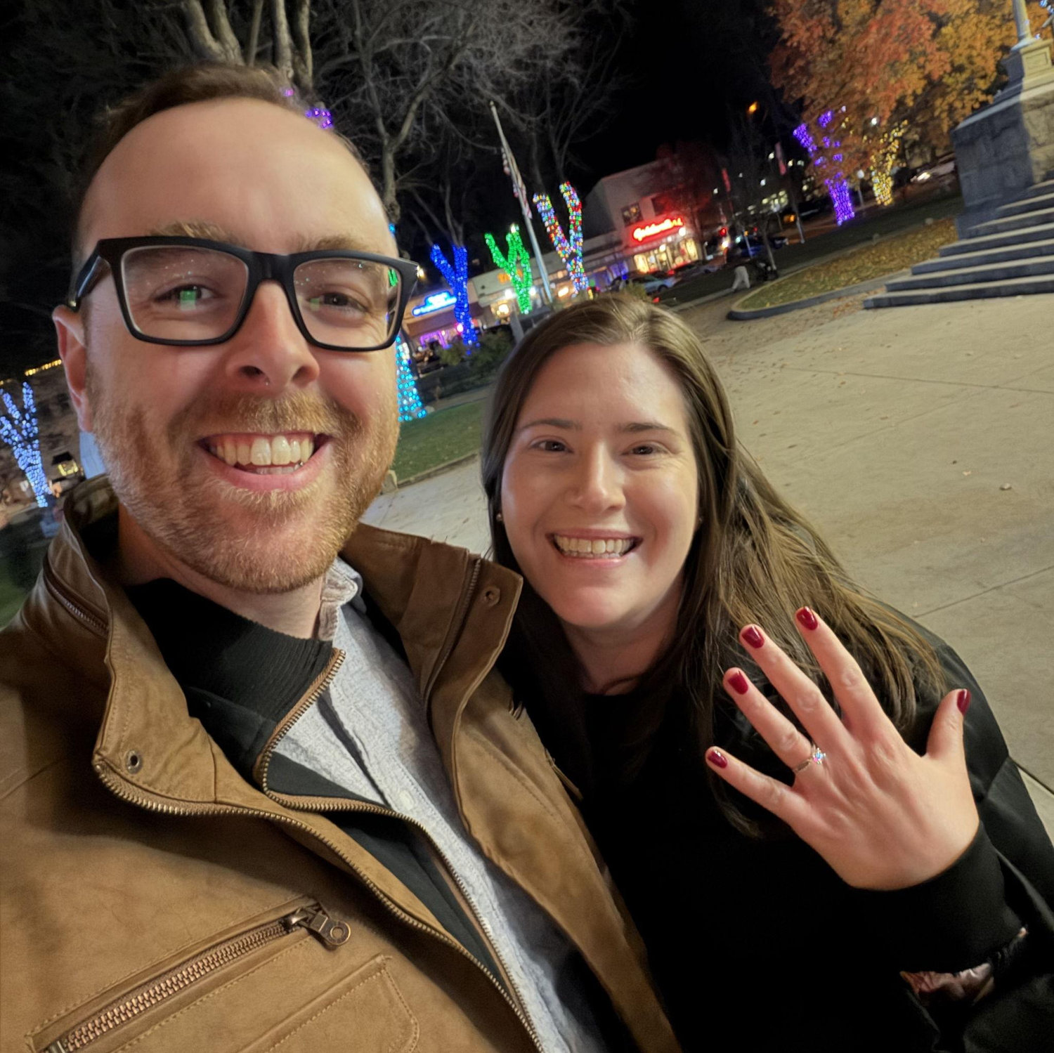 He asked and she said "yes!"
