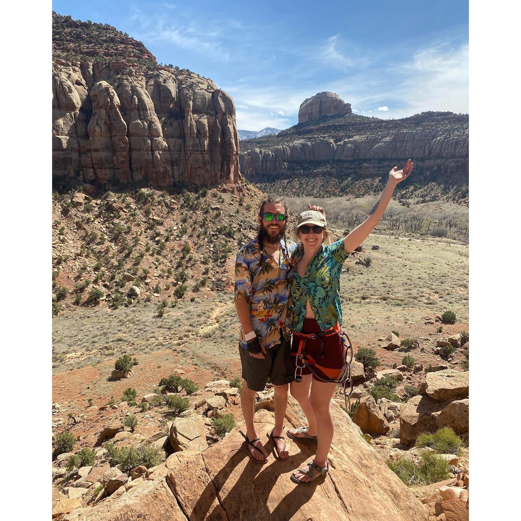 Rock Climbing in Indian Creek, Utah