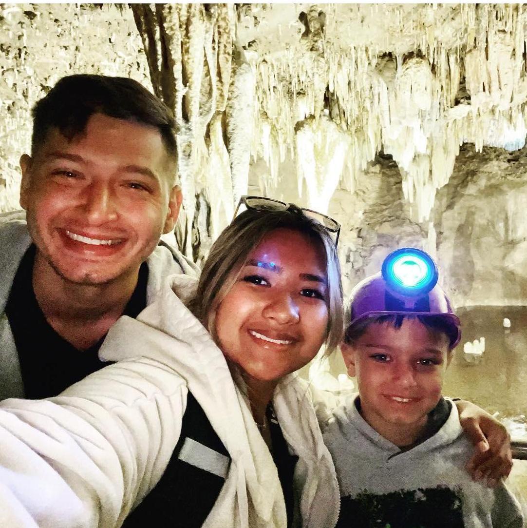 Explored Meramec Caves with our son Hayden