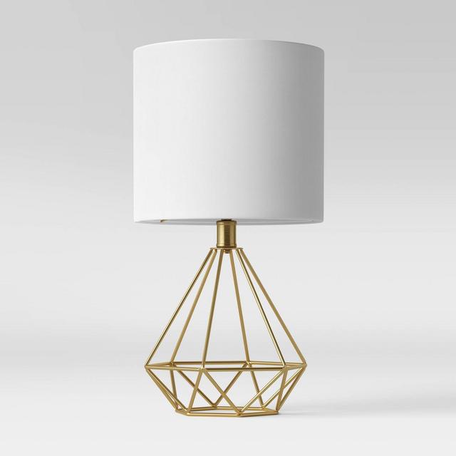Wire Geo Table Lamp (Includes Energy Efficient Light Bulb)Brass - Project 62™