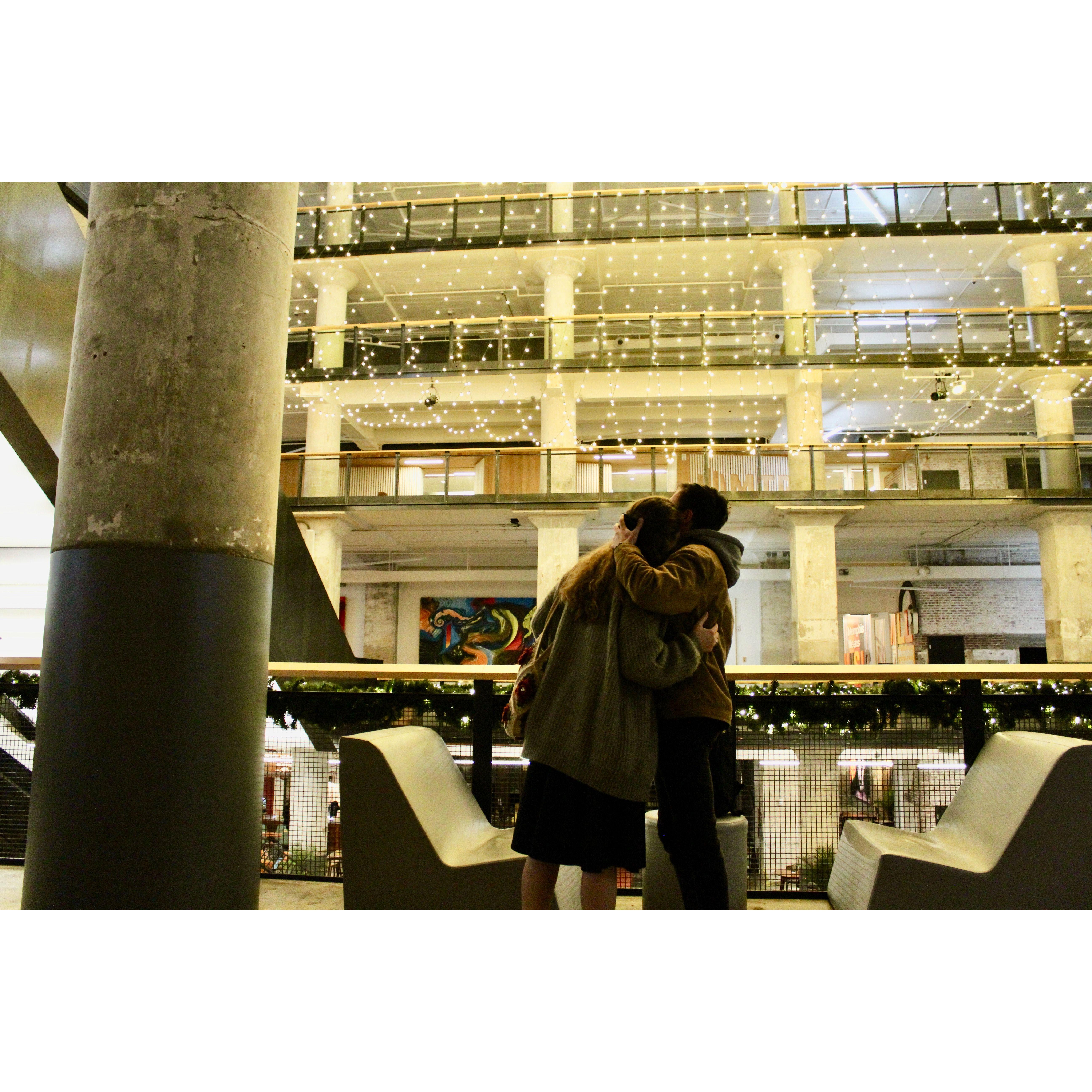 Another sweet photo from after the proposal.