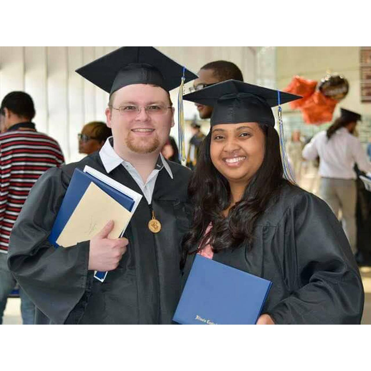 We've graduated together, and now we're setting off on another adventure.