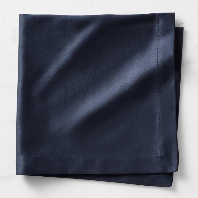Hotel Dinner Napkins, Set of 12, Navy