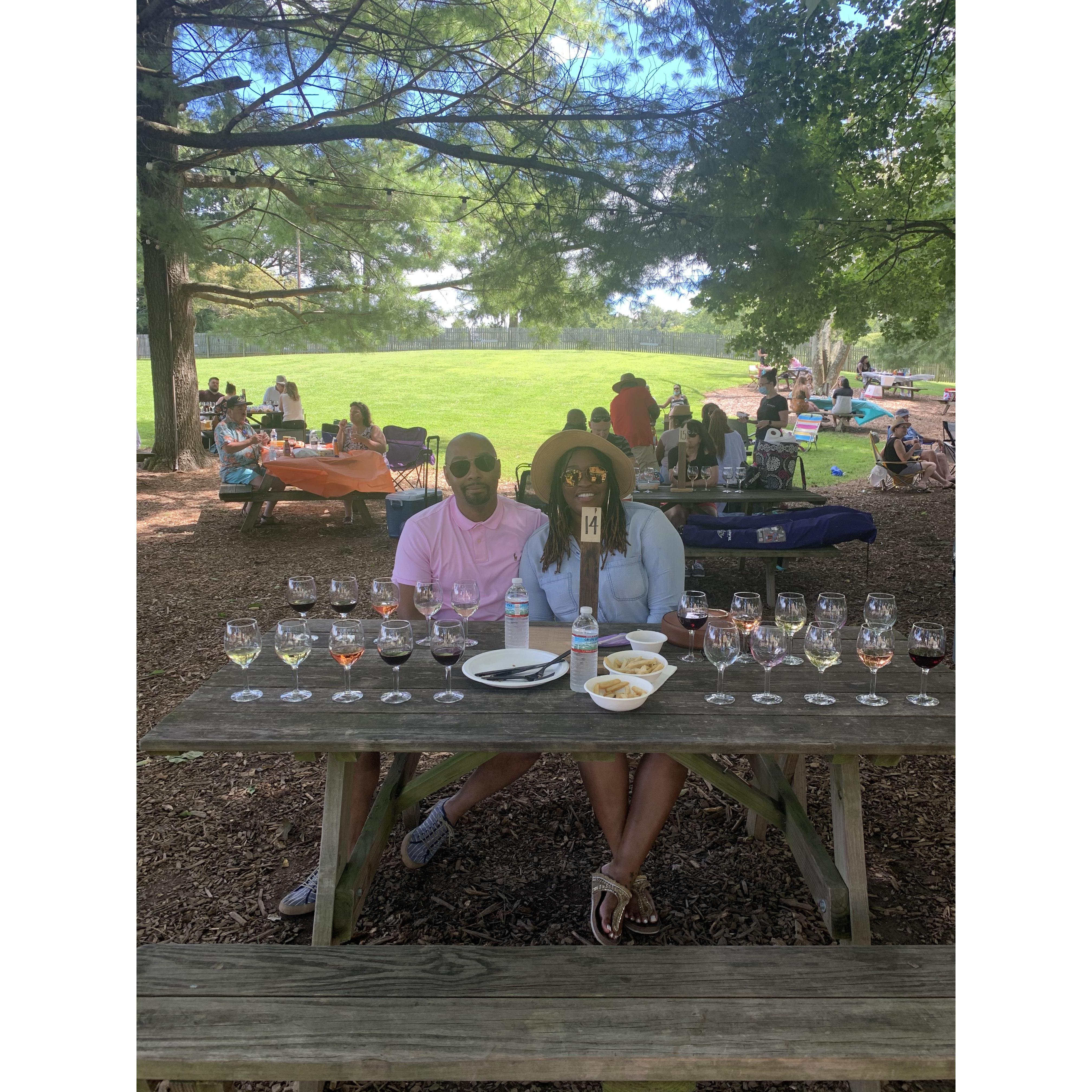 Bottoms Up!
At the Vineyard.